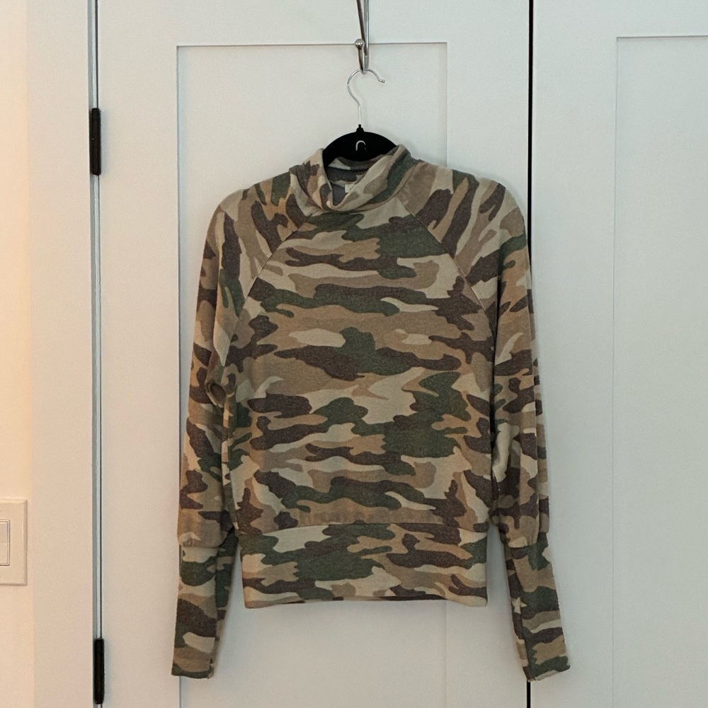 Anthropologie Maeve Camouflage Sweater